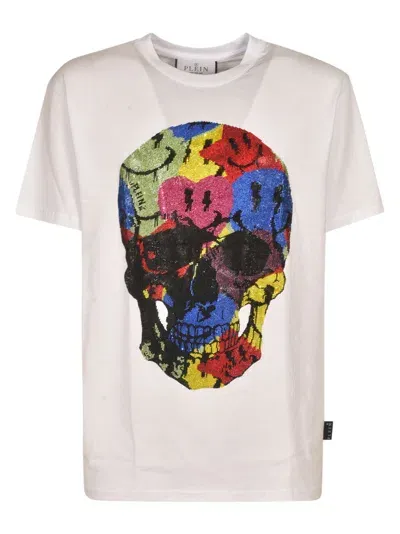 Philipp Plein Round Neck T-shirt In White