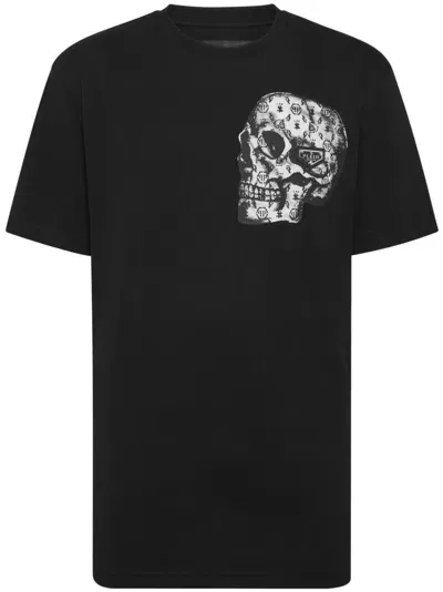 Philipp Plein Skull T-shirt In Black