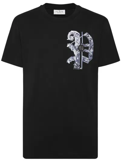 Philipp Plein Ss Skull-print T-shirt In Black