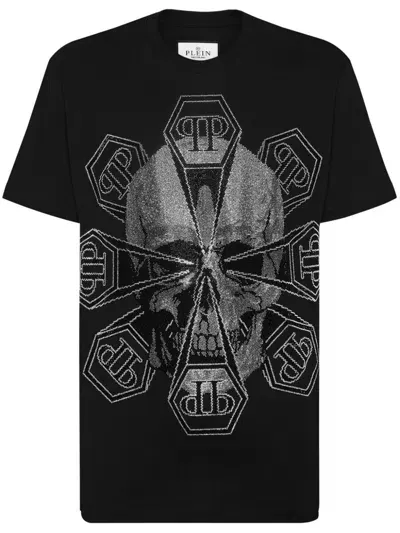 Philipp Plein Ss Skull T-shirt In Black