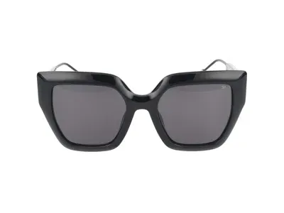 Philipp Plein Sunglasses In Glossy Black