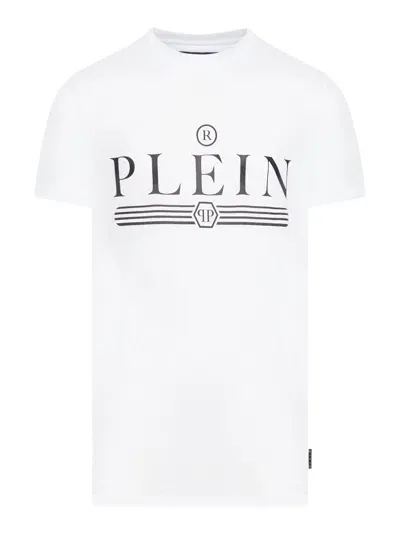 Philipp Plein T-shirt With Graphic Print In White