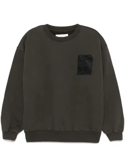 Philippe Model Paris Logo-patch Sweater In Grey