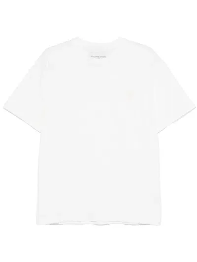 Philippe Model Paris Logo-patch T-shirt In White