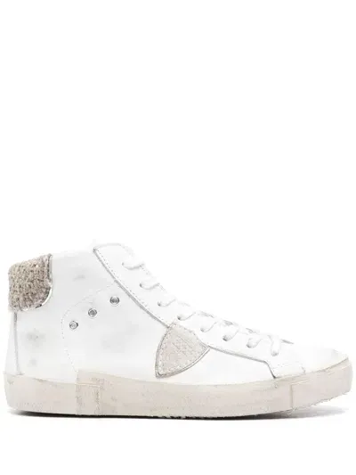 Philippe Model Paris Prsx High Sneakers In White