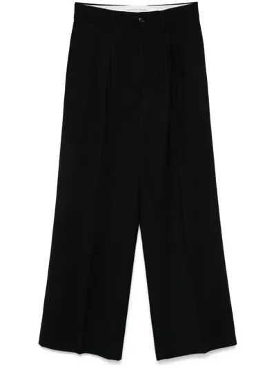 Philippe Model Paris Virgin Wool Palazzo Pants In Black