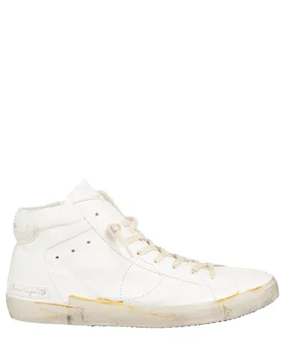 Philippe Model Prsx High High-top Sneakers In White