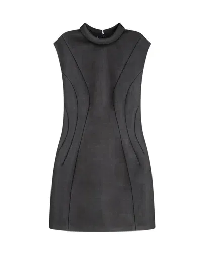 Philosophy Di Lorenzo Serafini Mini Dress In Grey