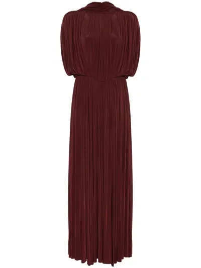 Philosophy Di Lorenzo Serafini Sleeveless Maxi Dress In Brown