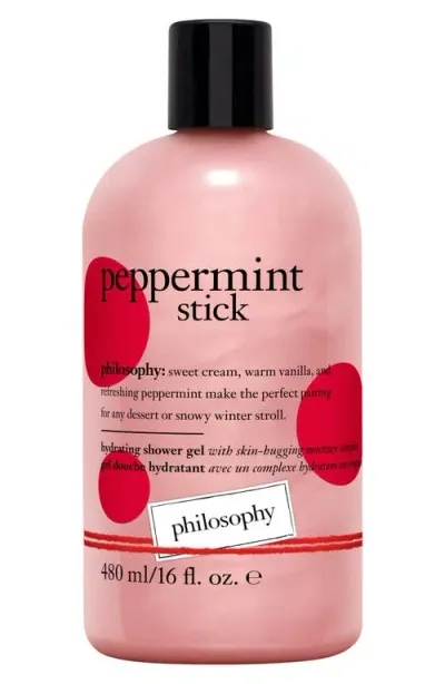 Philosophy Peppermint Stick Hydrating Shower Gel, Bubble Bath & Shampoo In No Color