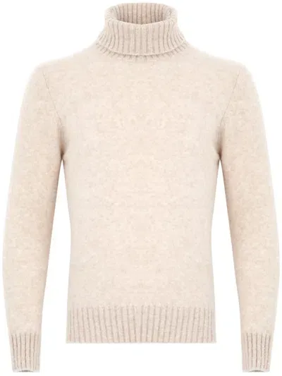 Piacenza Cashmere Beige Highneck Sweater