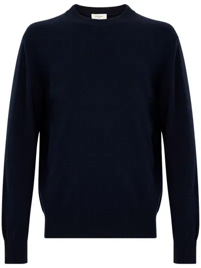 Piacenza Cashmere Blue Cashmere Crew Neck Jumper