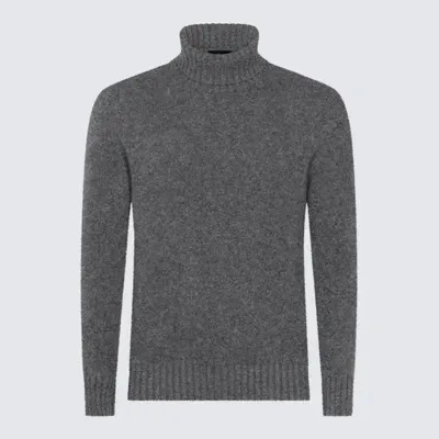 Piacenza Cashmere Grey Wool Knitwear