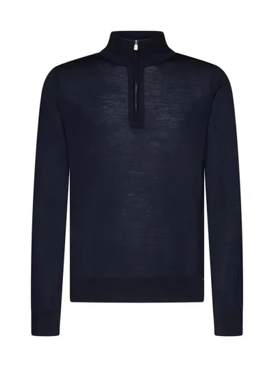 Piacenza Cashmere Sweater In Blue Navy