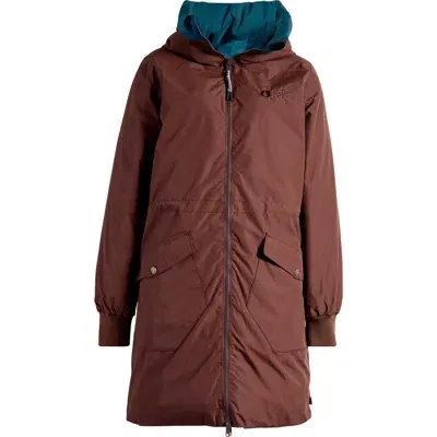 Picture Organic Clothing Inukee Waterproof Reversible Puffer Coat In Chicory Coffee Deepwatr