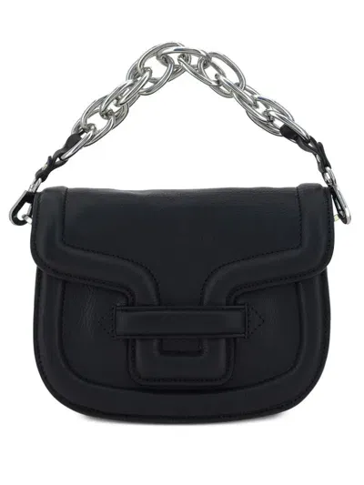 Pierre Hardy Mini Alpha Ville Shoulder Bag In Black-silver