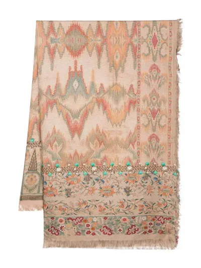 Pierre-louis Mascia Aloeuw Scarf In Beige