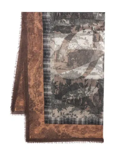 Pierre-louis Mascia Euclid S 135x195 Scarf Accessories In Multi