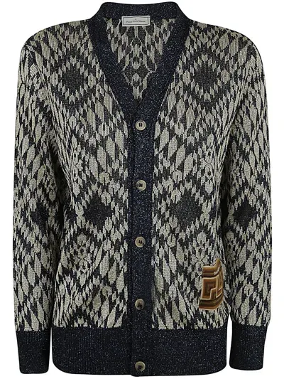 Pierre-louis Mascia Jqd Cardigan In Blue