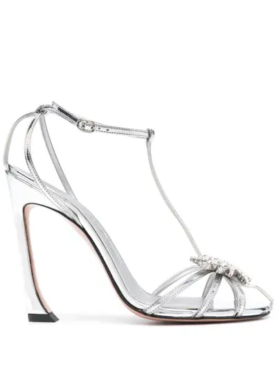 Piferi 100mm Maggio Pumps In Silver