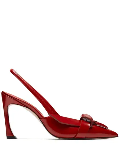 Piferi 85mm Tighter Pumps In Red