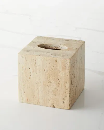 Pigeon & Poodle Bowen Tissue Box, Natural