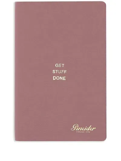 Pineider Milano Notebook 9x14 Cm In Violett