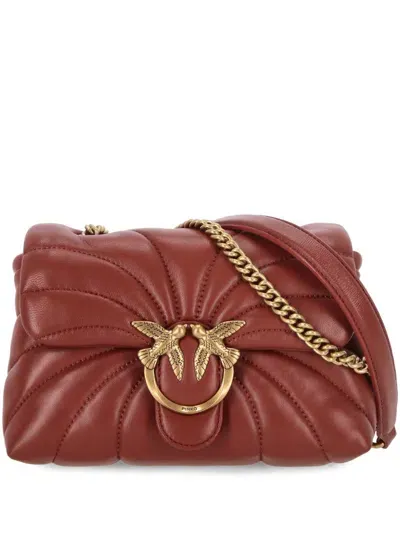 Pinko Bags In Ocra Rosso-antique Gold