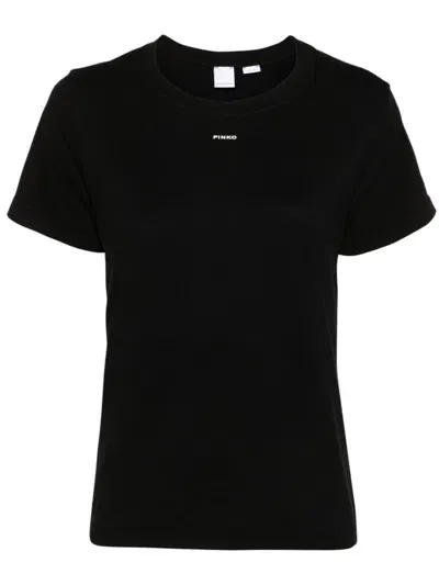 Pinko `basico` T-shirt In Black  