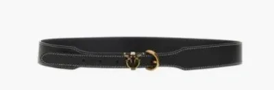 Pinko Belts In Nero/gold