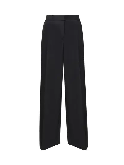 Pinko Benedetti Pants In Blended Wool In Black