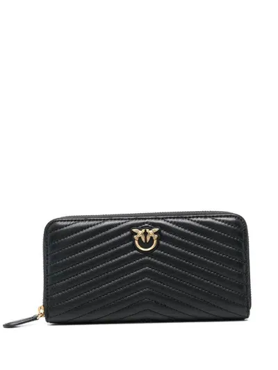 Pinko Black 'ryder' Wallet With Logo