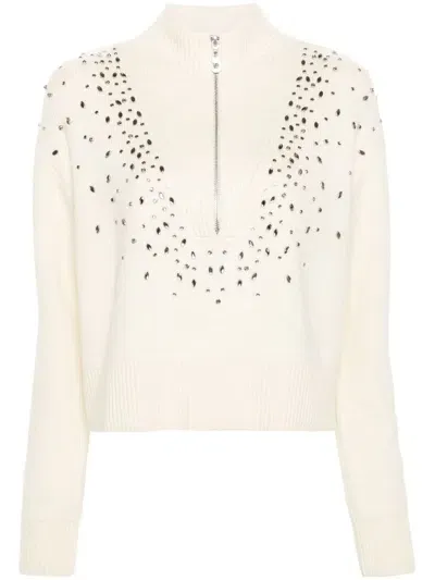 Pinko Bombay Sweater In White