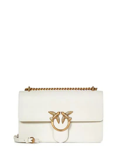 Pinko Classic Love Bag One Shoulder Bag In White