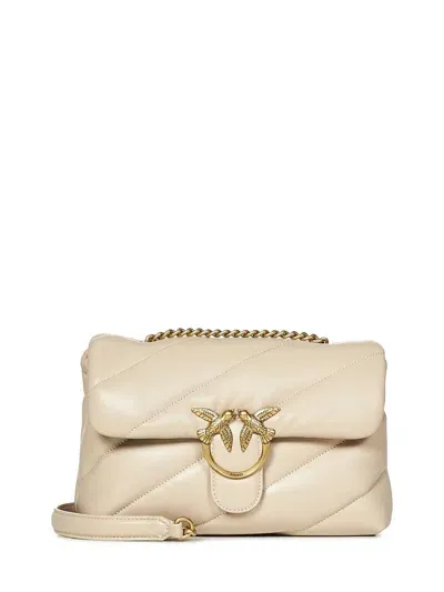 Pinko Classic Love Bag Puff Shoulder Bag In Beige