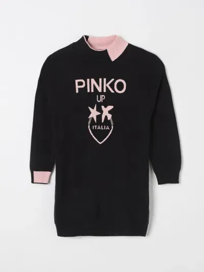 Pinko Dress  Kids Color Black In Schwarz