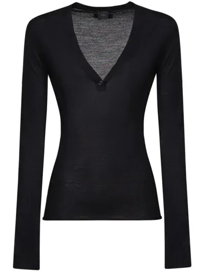 Pinko Lightweight V In Black