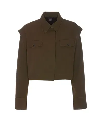 Pinko Fioriera Shirt In Green