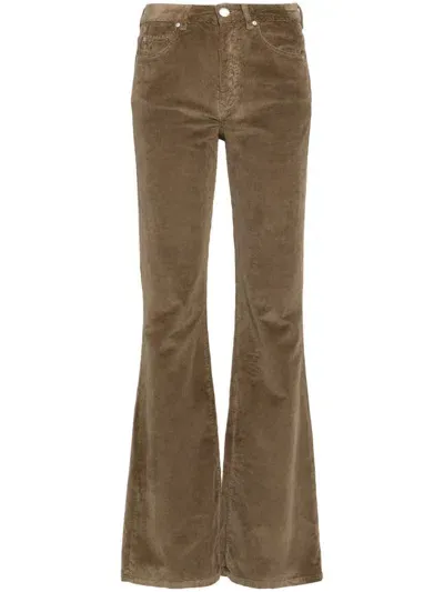 Pinko Flora Trousers In Beige