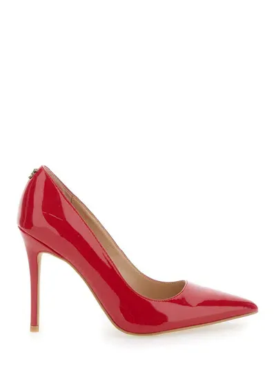 Pinko Juliette 105mm Leather Pumps In Red