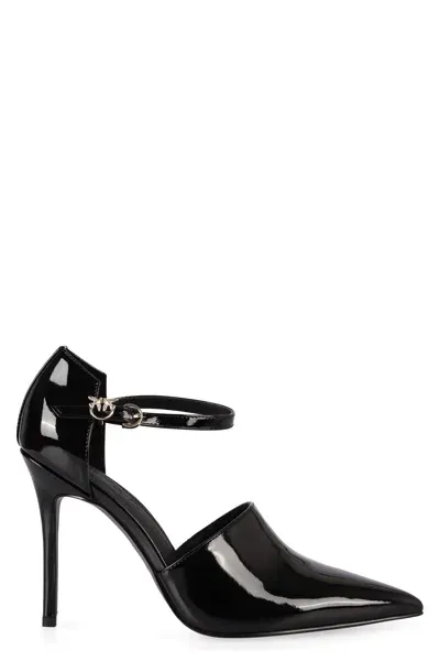 Pinko Juliette Patent Leather Pumps In Black