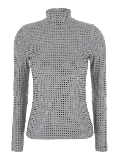 Pinko Koch Maglia Jersey Full In Grey