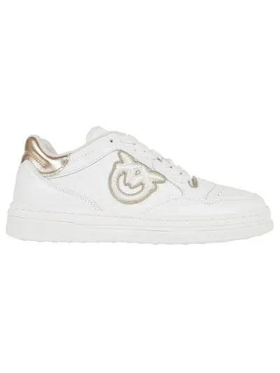 Pinko Sneaker Calf Leather In White