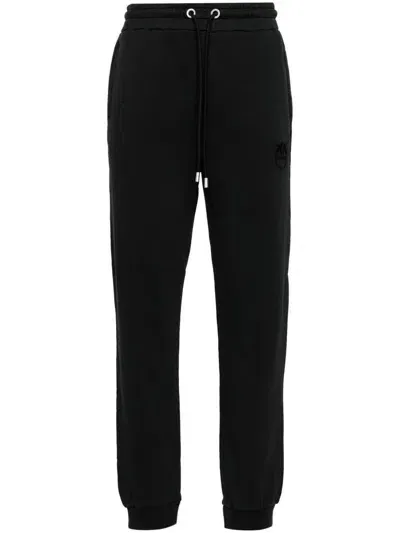 Pinko Logo-patch Track Pants In Negro