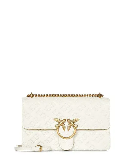 Pinko Love Bag Shoulder Bag In White