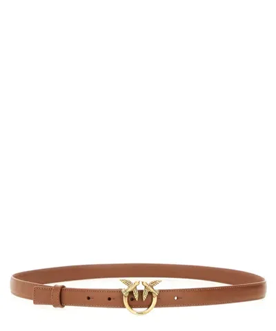 Pinko Love Berry Belt In Brown