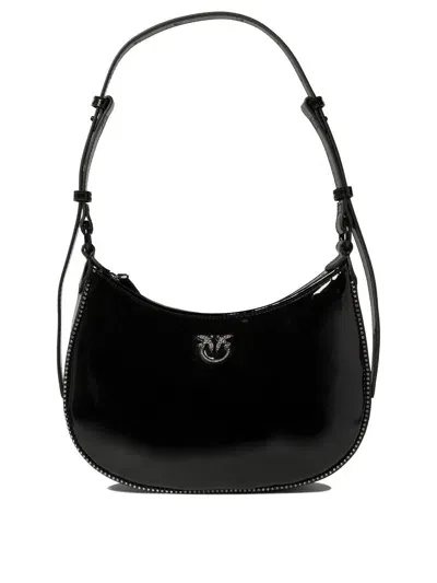 Pinko Love Birds Shoulder Bags Black