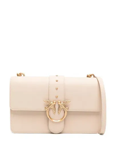 Pinko Love One Classic Bag In Beige