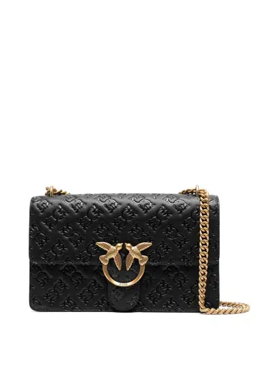 Pinko Love One Classic Crossbody Bag In Dorado