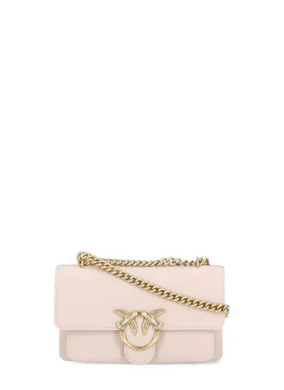 Pinko Love One Soft Mini Bag In Pink